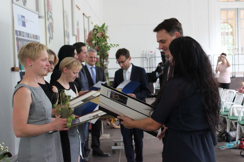 Floristmeisterprüfung 2018 – Zeugnisübergabe mit der IHK-Dresden